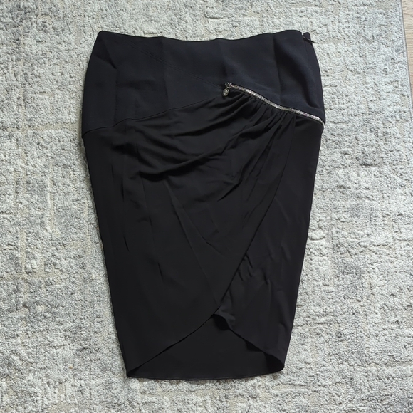 Versace Dresses & Skirts - Versace Asymmetrical Skirt with Exposed Zipper